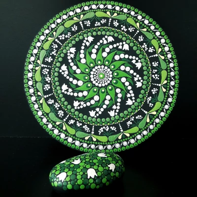 mandala pontozott