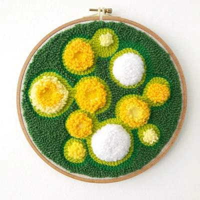 punch needle pitypang