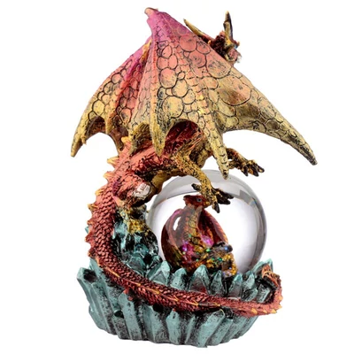 Részletgazdag fantasy sárkány figura, 18 cm magas